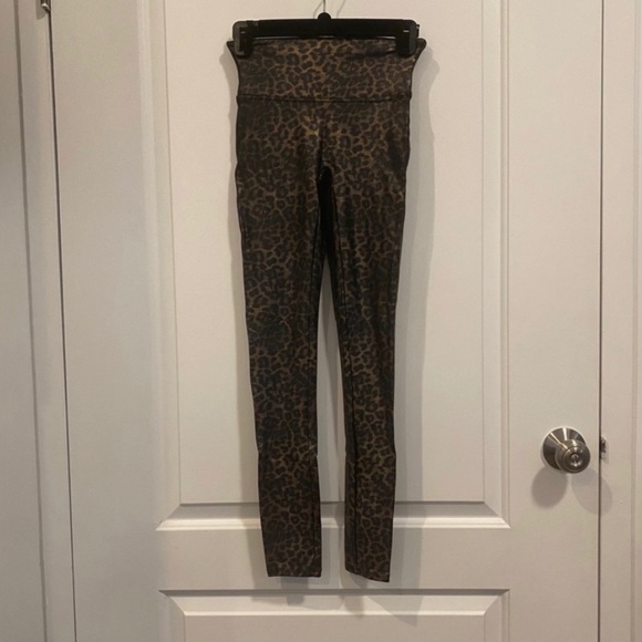 Spanx Faux Leather Leopard Leggings - Picture 5 of 6